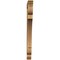Ekena Millwork Olympic Traditional Smooth Bracket, Western Red Cedar, 3 1/2"W x 38"D x 44"H BKT04X38X44OLY01SWR - alternate 2